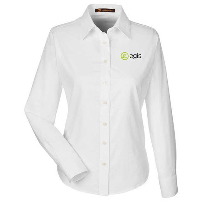 Women's Oxford Dress Shirt with Stain Release